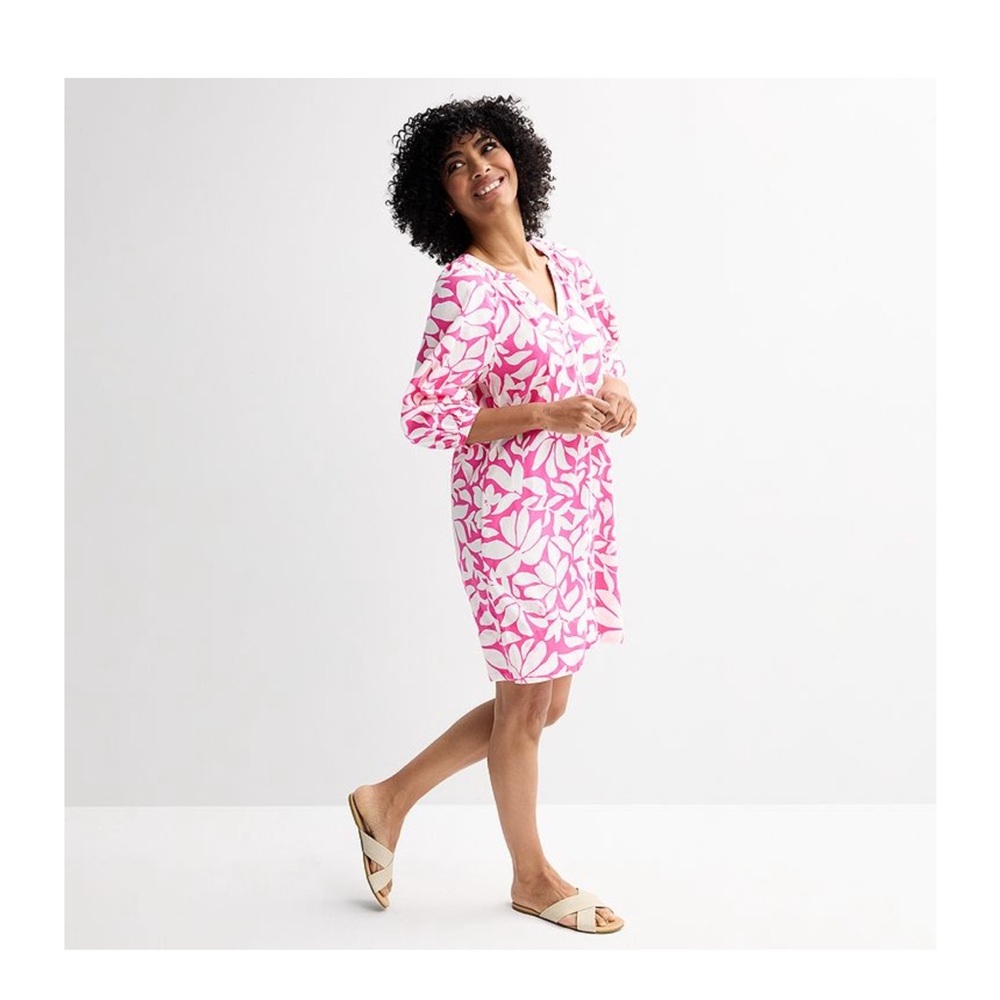 Women's Sonoma Goods For Life® Button Front Shift Dress